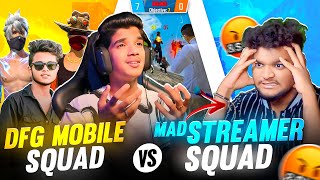 😨DFG MOBILE📱 SQUAD HAKKER🤬GAMEPLAY  MAD STREAMER😭 4 VS 4🔥 FREE FIRE IN TELUGU dfg freefire [upl. by Hoshi]