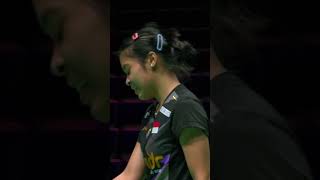 Superfast reactions from Gregoria Mariska Tunjung shorts badminton BWF [upl. by Spalding]