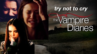 try not to cry  the vampire diaries edition SPOILERS [upl. by Zamir515]