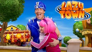 Lazy Town Compilations  SATURDAY MARATHON  TV Show For Kids [upl. by Nohcim782]