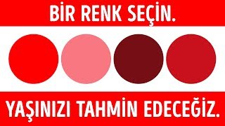 ZİHİNSEL YAŞINIZI ORTAYA ÇIKARACAK BİR RENK TESTİ [upl. by Dyana669]