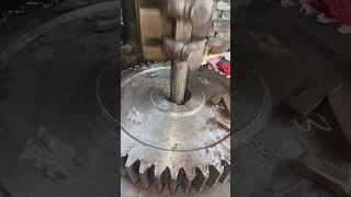 20×8 key slotting machine machine gear short [upl. by Nauqram]