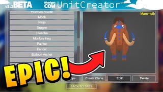 TABS  The UNIT CREATOR Can Do THIS Totally Accurate Battle Simulator Mod [upl. by Ahsar]