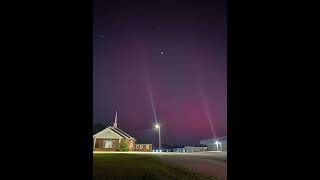 Aurora boreal HOY  South Carolina usa auroraboreal octubre [upl. by Wolf]