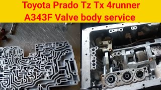 Toyota Prado Tz Tx 4runner A343F Valve body service autogeartech9436 [upl. by Yrek579]