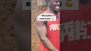 Shoulder workout exercise 💪 bodybuilding fitness calisthenics [upl. by Airehs]