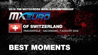 EMX150 Race 1 Best Moments Round of Switzerland 2016  motocross [upl. by Lilak]