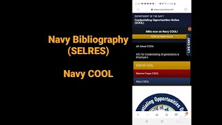 NAVY RESERVEPRIOR ServiceHow to search BIBs via Navy Cool [upl. by Rorie]