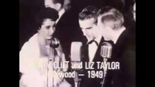 Montgomery Clift and Elizabeth Taylor at the premiere of quotThe Heiressquot October 1949 [upl. by Etteloc]