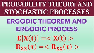 ERGODIC THEOREM AND ERGODIC PROCESS [upl. by Concettina]