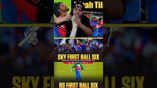 First ball first six 😱😍 india suryakumaryadav abhisheksharma sanjusamsun indvssa cricket ipl [upl. by Cale]