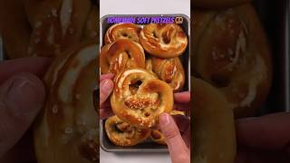 HOMEMADE SOFT PRETZELS RECIPE – LINK IN DESCRIPTION shorts recipe pretzels [upl. by Ichabod]