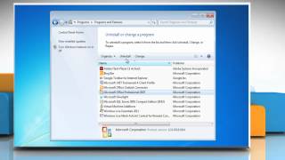 How to uninstall Microsoft® Office 2007 from Windows® 7 [upl. by Luoar]