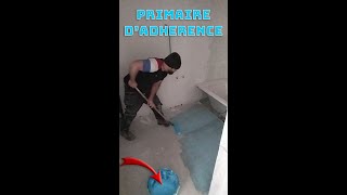 3 Primaire daccrochage avant carrelage et membrane détanchéité [upl. by Jew253]