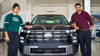 Taking Delivery of 2024 Hyundai Creta Facelift Bold Color in 4K  ❤️ Anniversary Special ❤️ [upl. by Arebma]