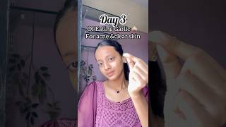 Day 3 of Eating Garlic for Acne😱🧄🤮 acne garli igarlicbenefits ytshorts koreanskincare love [upl. by Thatcher]