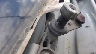 How to replace seized wiper transmission linkage on 2015 F150 Ford do it yourself SAVE 200 [upl. by Hsur66]