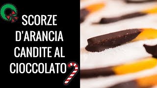 SCORZE DARANCIA CANDITE AL CIOCCOLATO Ricetta Veloce [upl. by Nairbo42]