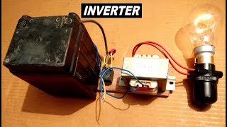 Simplest Inverter Ever 12V to 220V AC  dc to ac converter diy [upl. by Heloise]