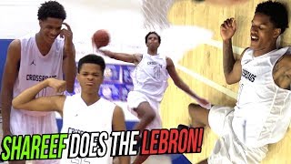 Shareef ONeal Does The LEBRON DUNK STATE PLAYOFFS ROUND 2 Crossroads VS La Jolla Country Day [upl. by Iahs803]