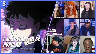 Mob Psycho 100 モブサイコ100 Season 1 Episode 3 Reaction Mashup  L4A [upl. by Terrag]