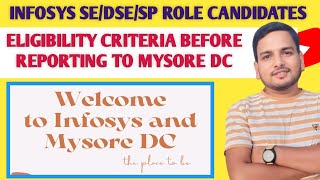 Infosys Joining Eligibility Criteria Full Update  Joining Letter  Offer Letter  Mysore Training [upl. by Publia]