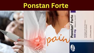 Ponstan forte tablet  Ponstan Forte 500mg used for  Toothache  Period pain  Mefenamic acid [upl. by Colene1]