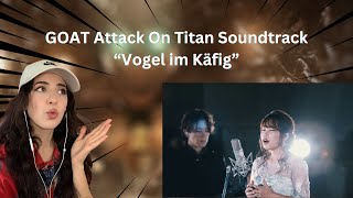 Hiroyuki Sawano “Attack on Titan” Vogel im Käfig live YOUSEEBIGGIRLTT  REACTION [upl. by Petunia]