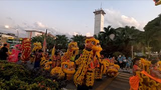 Sarawak Kuching Lion Dance Parade Jalan Padungan🌼Multicultural event 26072024👍 [upl. by Edana]