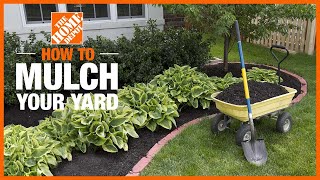 How To Mulch Your Yard  The Home Depot [upl. by Yssis988]