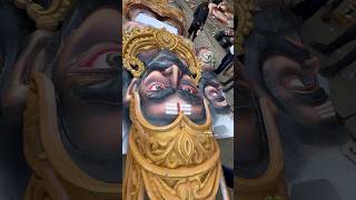 Biggest Ravan making at Uppal grounds  Parameshwar Reddy  PMR Team ravandahan [upl. by Gnet]