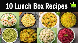 10 Lunch Box Recipes  Variety Rice Recipes  10 mins Lunch Recipes  Quick amp Easy Rice Recipes [upl. by Clerk]