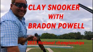 2023 National championships Clay Snooker with Brandon Powell [upl. by Hcaz654]