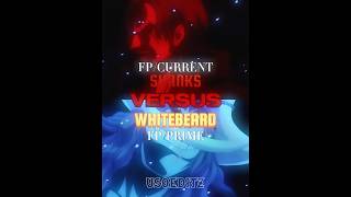 Shanks vs Whitebeard onepiece animeedit anime animememe onepieceedit animecharacter edit [upl. by Cornwall]