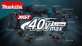 Makita Liion 40V max series quotXGTquot [upl. by Lia845]