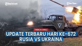 UPDATE TERBARU Rusia vs Ukraina Hari ke672 MLRS Rusia Hancurkan Posisi Kamuflase Militer Ukraina [upl. by Yzdnil]