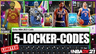 VERY LIMITED NEW LOCKER CODES FOR FREE PLAYERS FREE MT AND FREE PACKS IN NBA 2K21 MYTEAM [upl. by Douty]