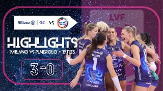 HIGHLIGHTS  Allianz Vero Volley Milano  Wash4green Pinerolo [upl. by Earleen82]