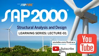 SAP2000 LEARNING SERIES LEC 01  ilustraca  Sandip Deb [upl. by Adda341]