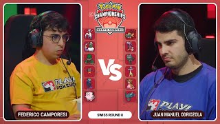 2024 NAIC pokemonvgc Day 1 l Federico Camporesi VS Juan Manuel Odriozolal Round 8 [upl. by Maximilian]