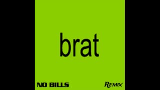 Charli xcx  Talk talk NO BILLS Remix [upl. by Miru]