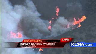 3 wildfires burning in Colusa County [upl. by Nitaj]