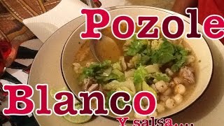 Pozole blanco con salsa pozolera [upl. by Yehudit]