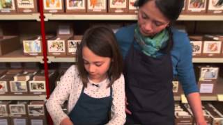 Yoshiko Yamamoto demonstrates how to print blockprints at home [upl. by Olim]