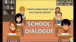 School Conversation School Dialogue [upl. by Atterrol]