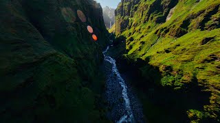 ICELAND Múlagljúfur Canyon  DJI FPV Drone  GoPro [upl. by Ffilc414]