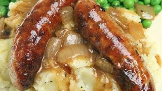 Sausages in Brown Onion Gravy  One Pot Chef [upl. by Leiria]