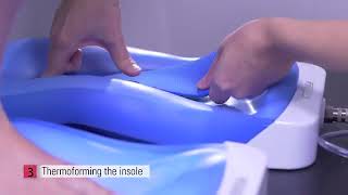 Nakas Medical  Sidas Podiatech Thermo moulding technique [upl. by Adnawed]