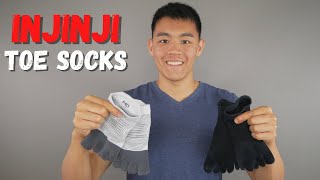 Injinji Toe Socks Review  Comparison Injinji vs Normal Toe Socks [upl. by Bendicta]