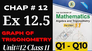 Class 11 Ex 125 Q1Q10 Chap12  Graph Of Trigonometry  XI MATH SINDH BOARD [upl. by Cawley]